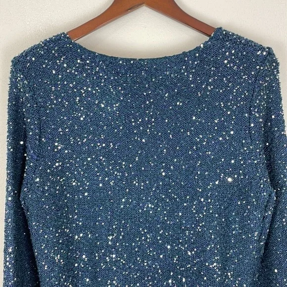 Soft Surroundings Knit Sequin Sweater - Picture 7 of 11